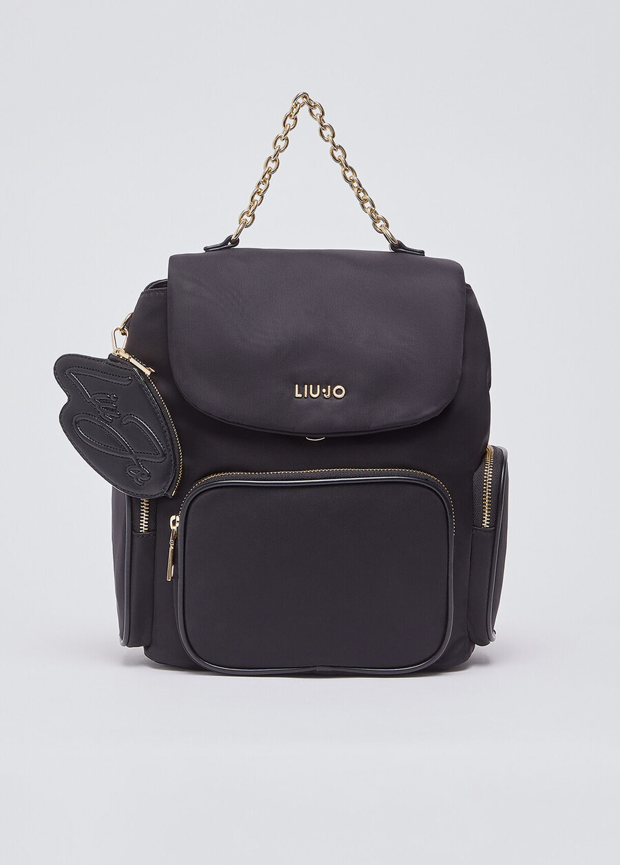 sac à dos en nylon avec porte-monnaie