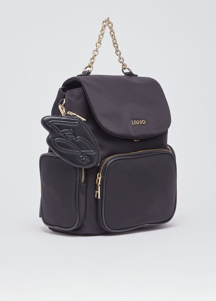 sac à dos en nylon avec porte-monnaie