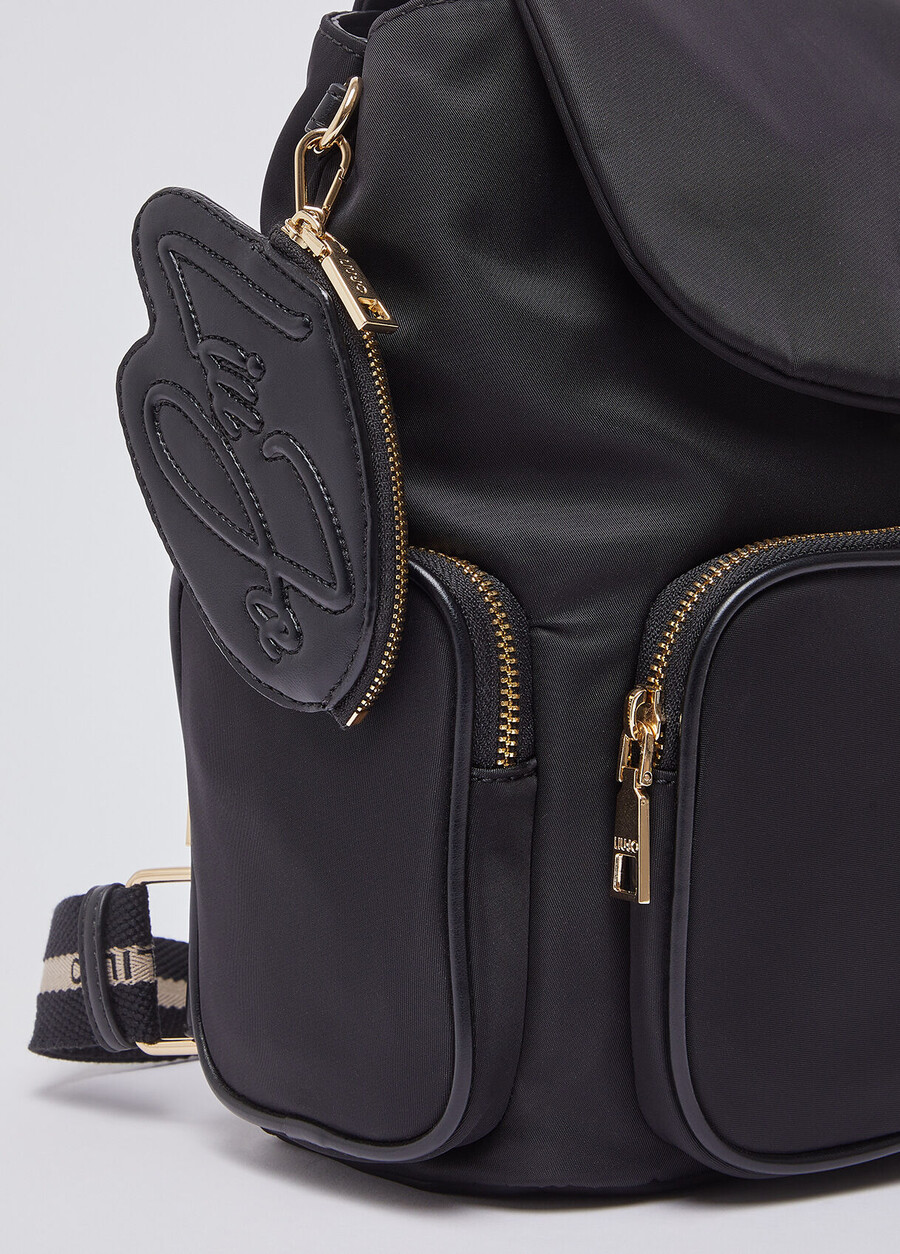 sac à dos en nylon avec porte-monnaie