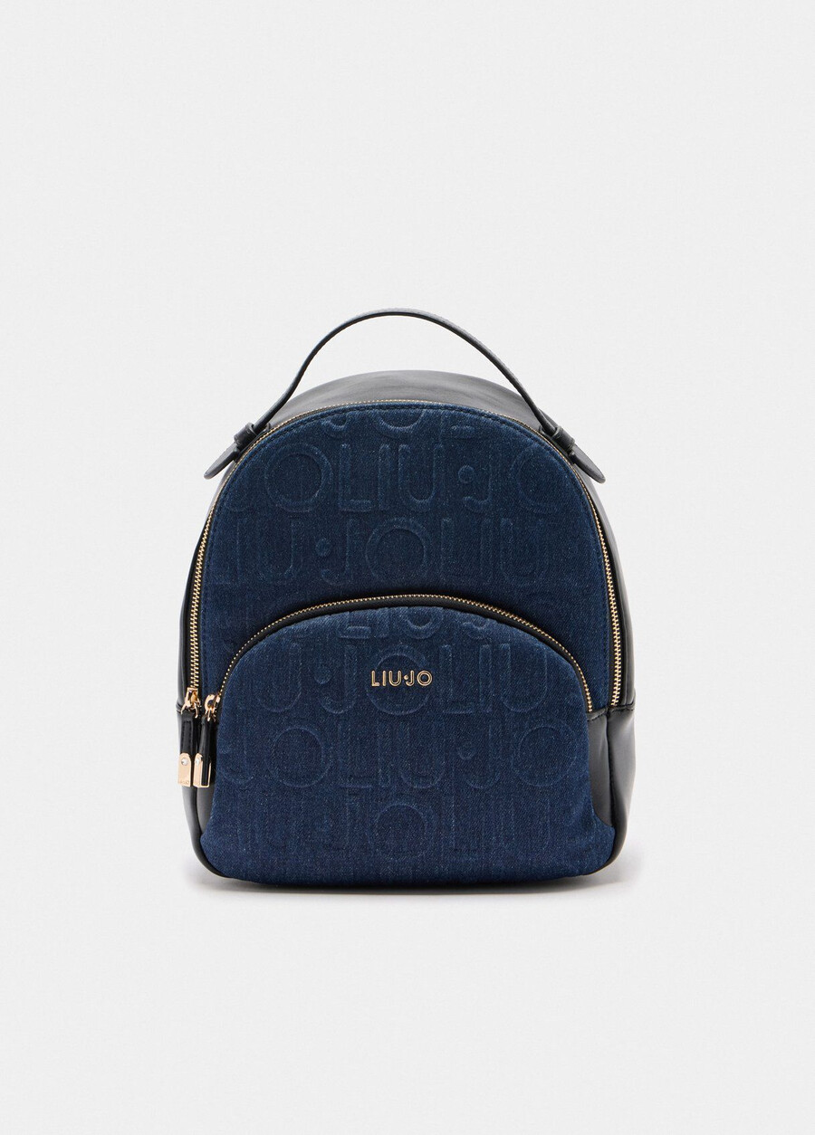 sac à dos en denim moyen
