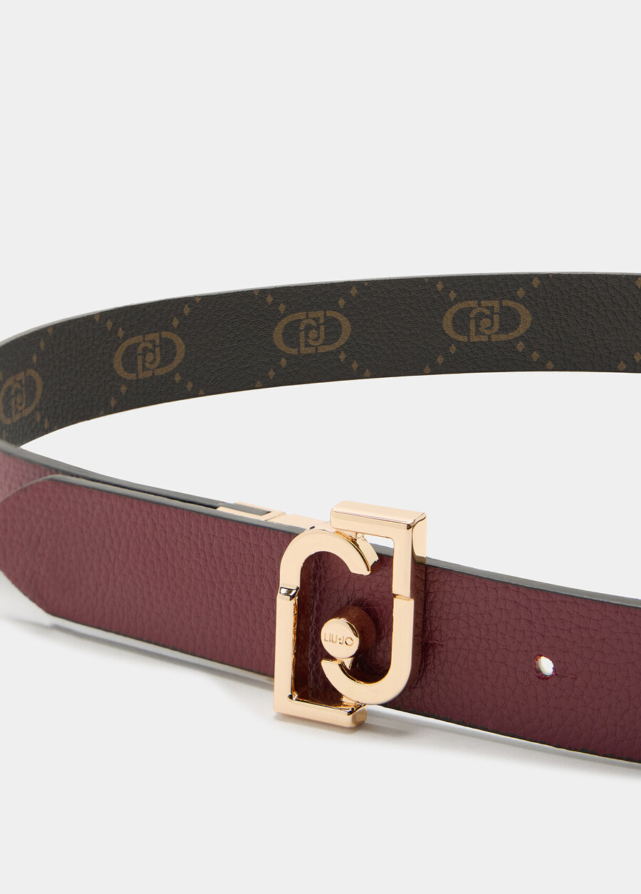 ceinture réversible avec logo