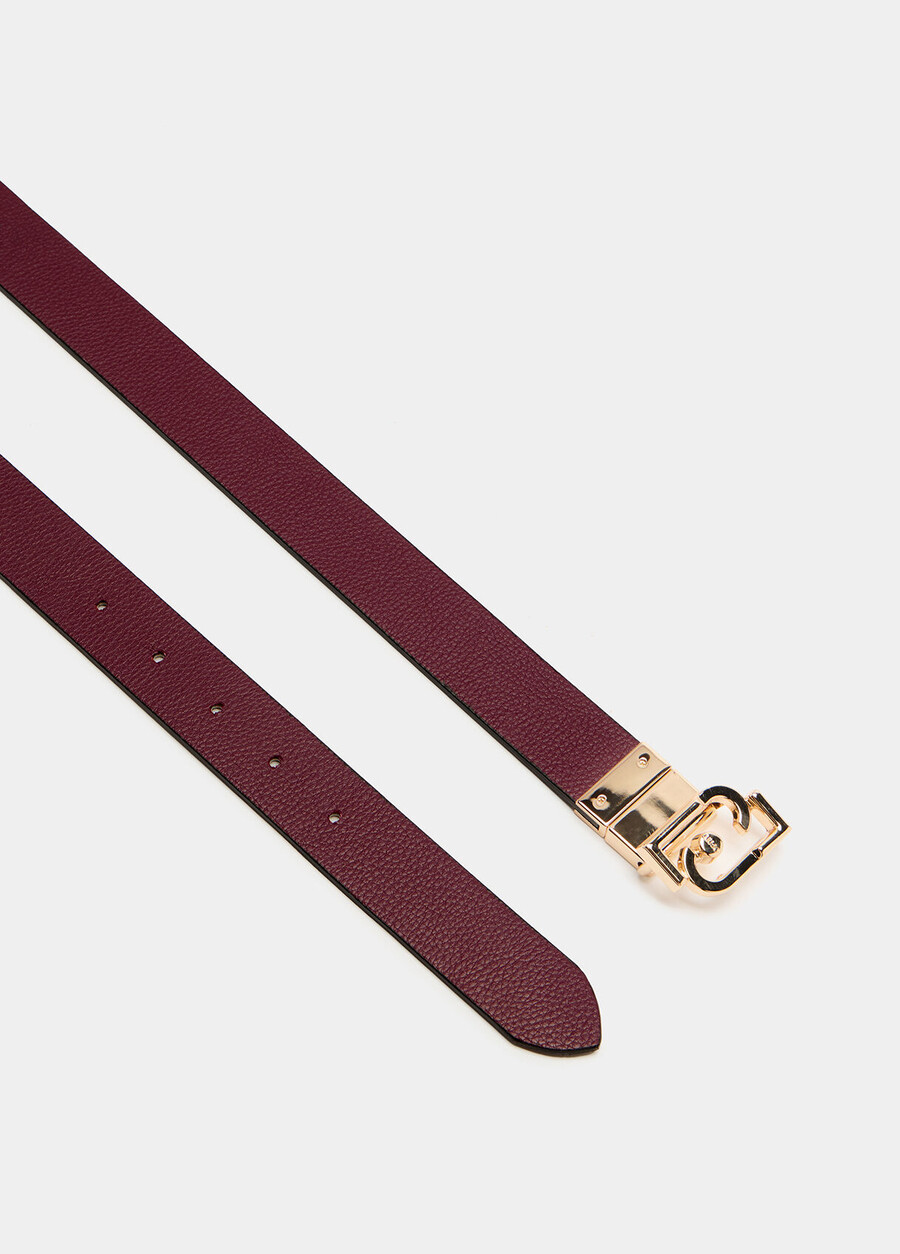 ceinture réversible avec logo