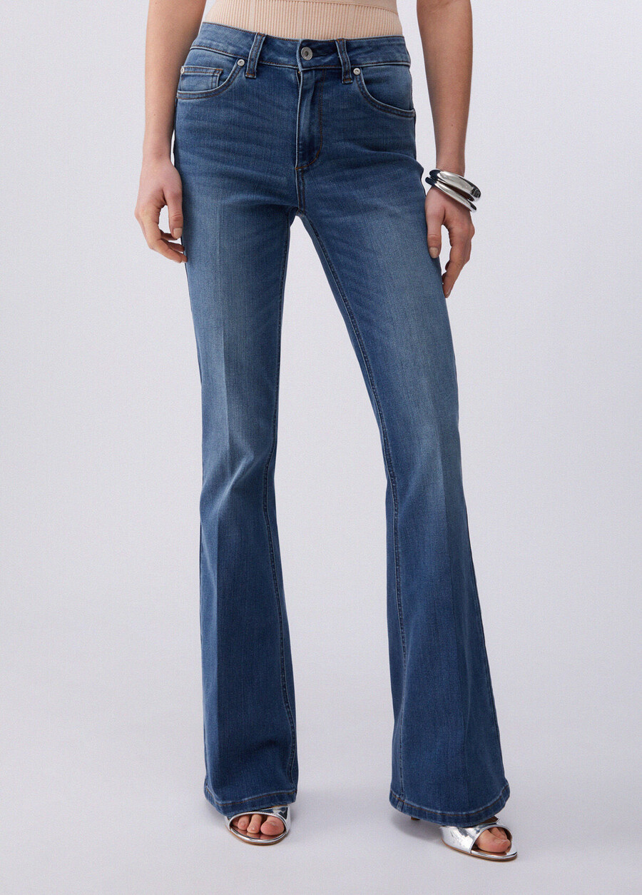 jean bootcut taille haute