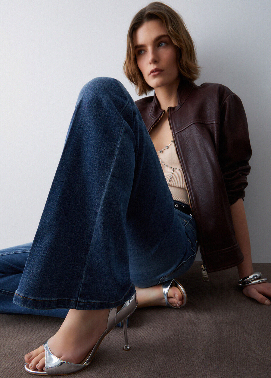 jean bootcut taille haute