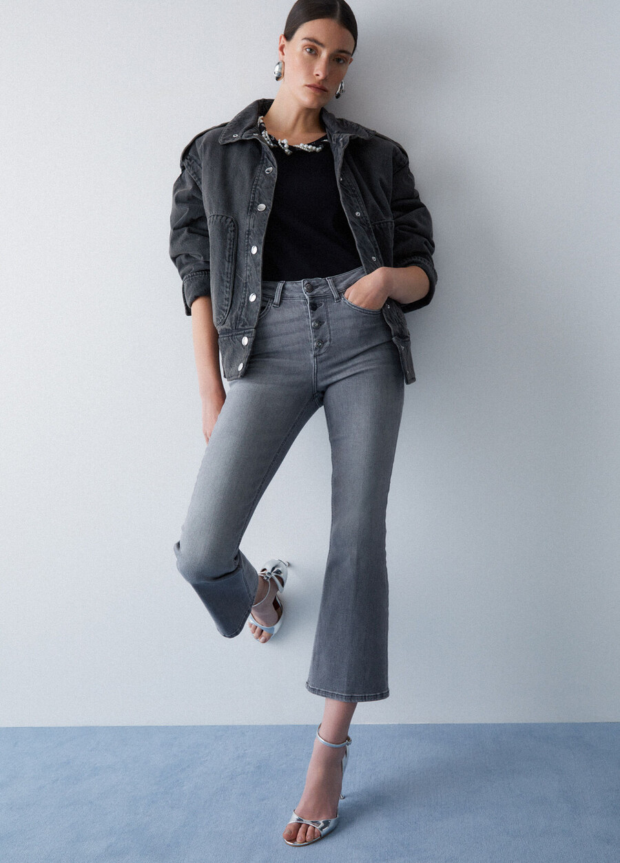 jean bootcut taille haute