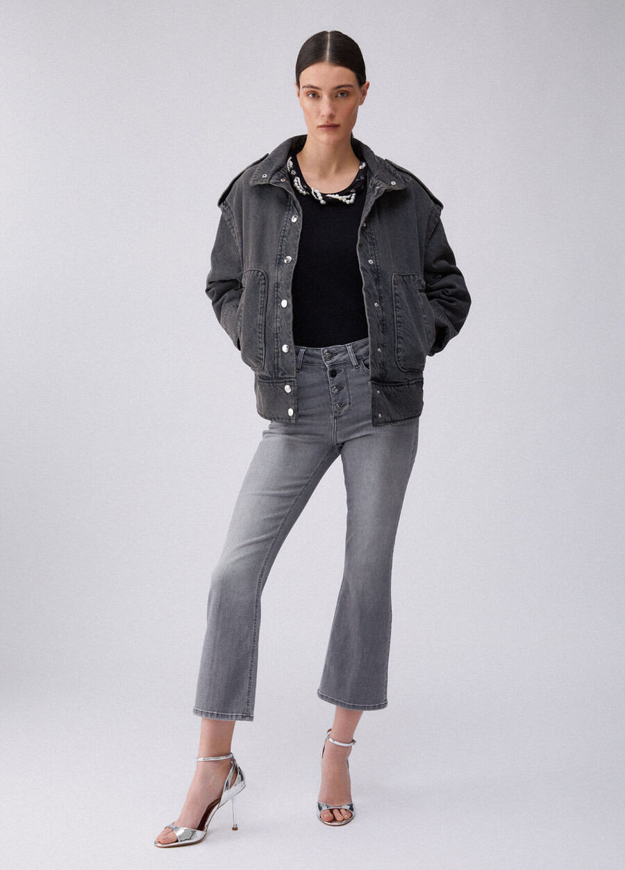jean bootcut taille haute