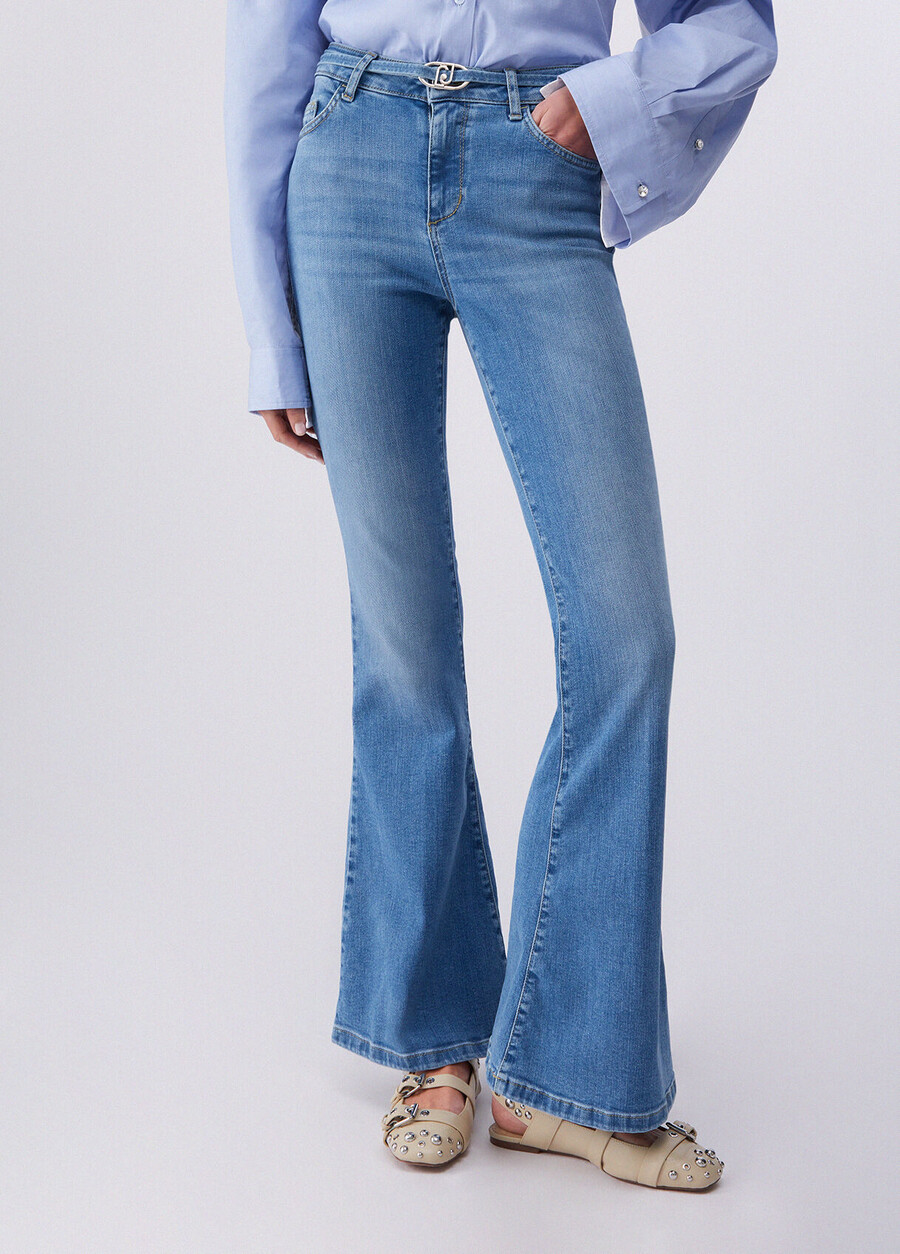 jean bootcut taille haute