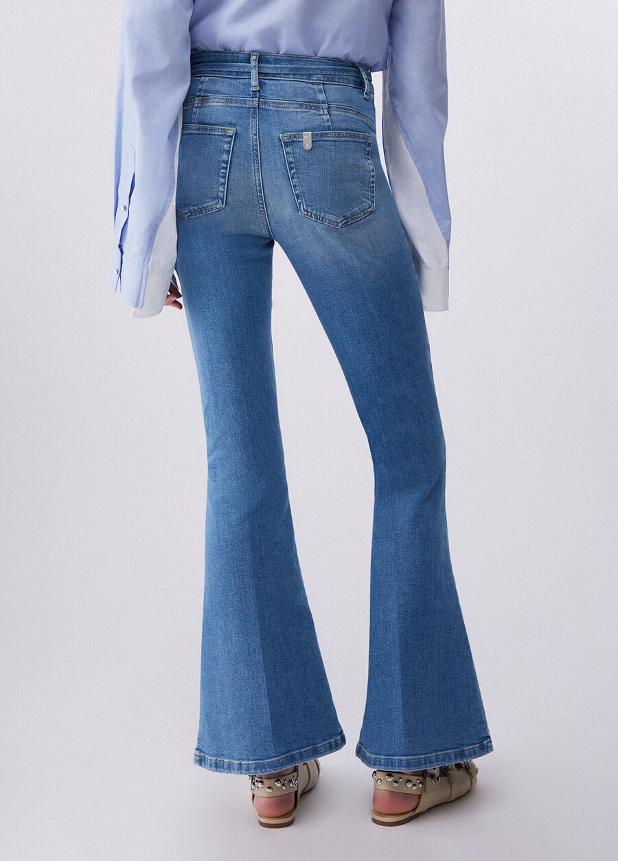 jean bootcut taille haute