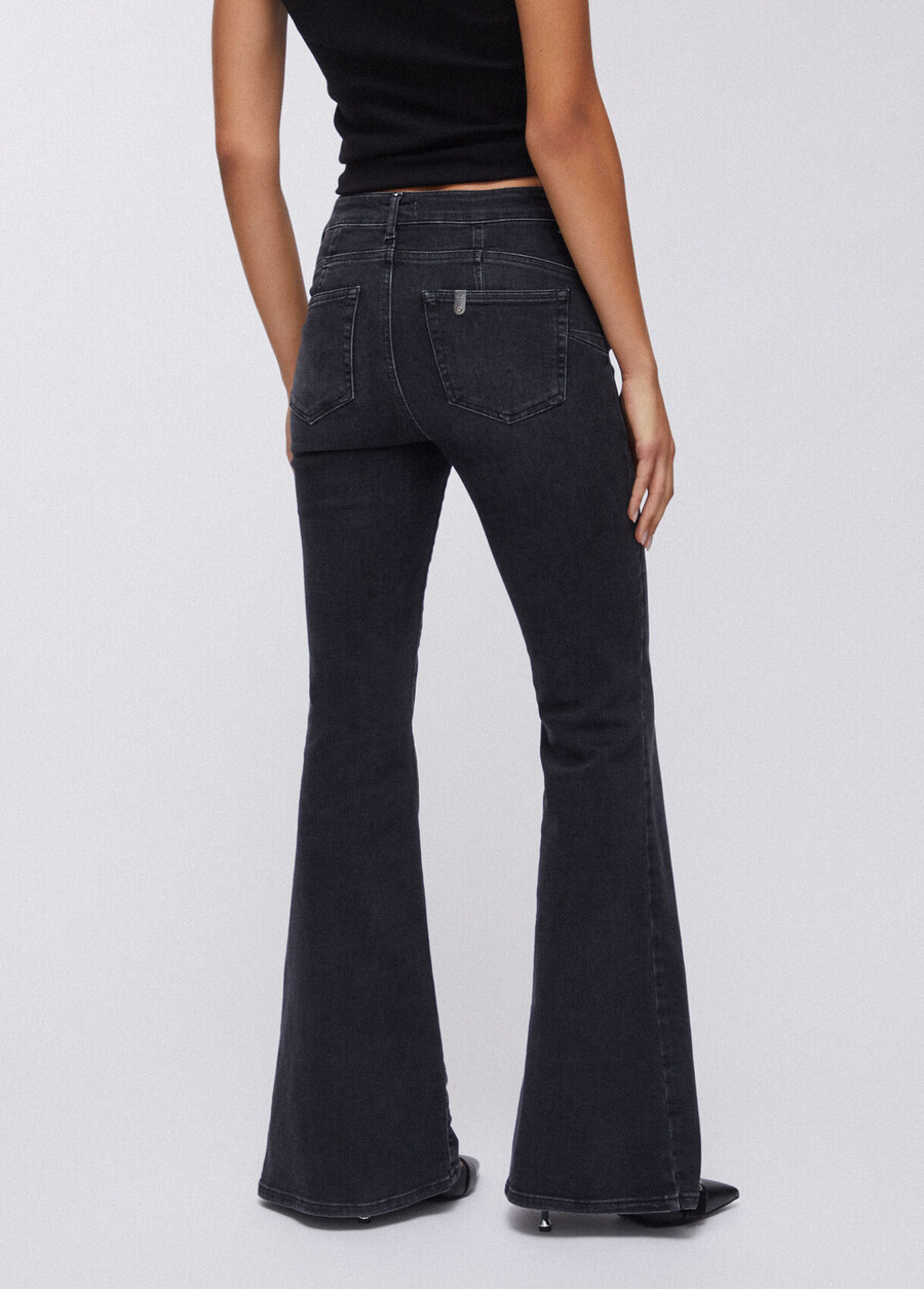 jean bootcut taille haute