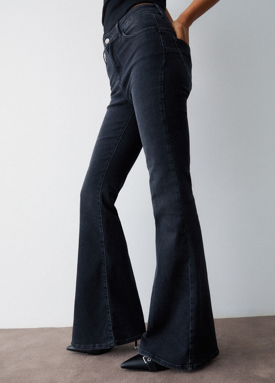 jean bootcut taille haute
