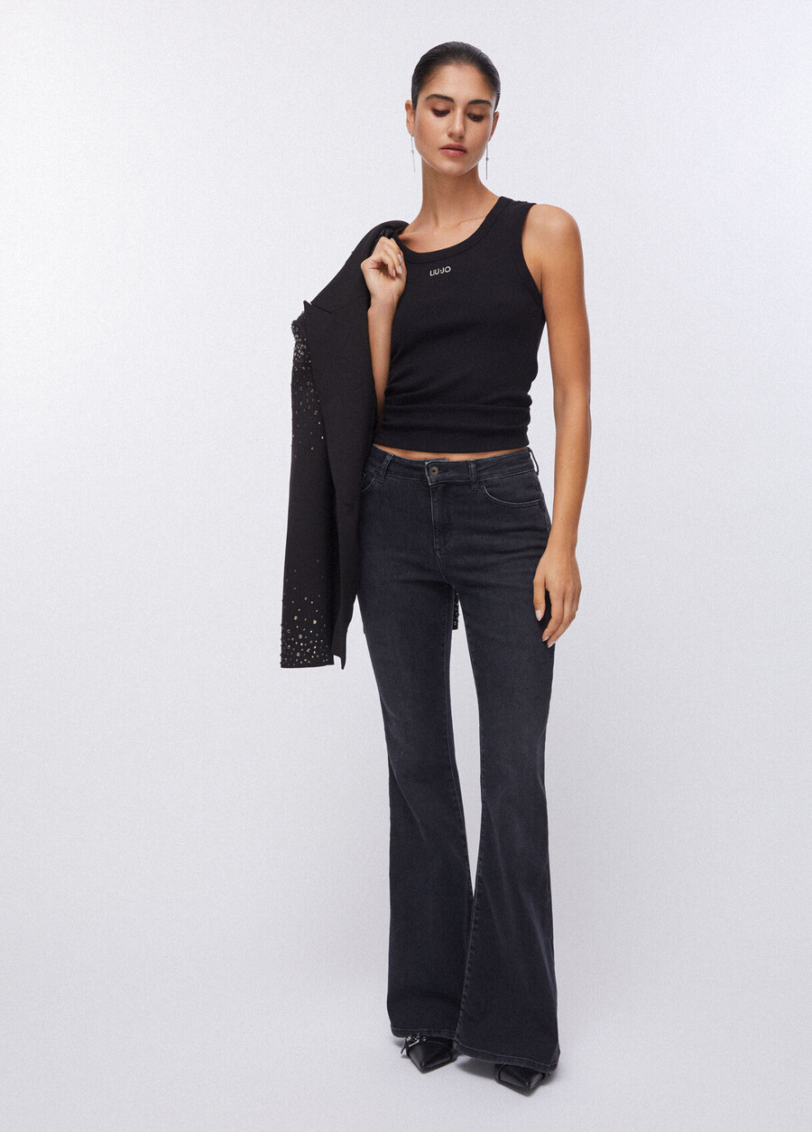 jean bootcut taille haute