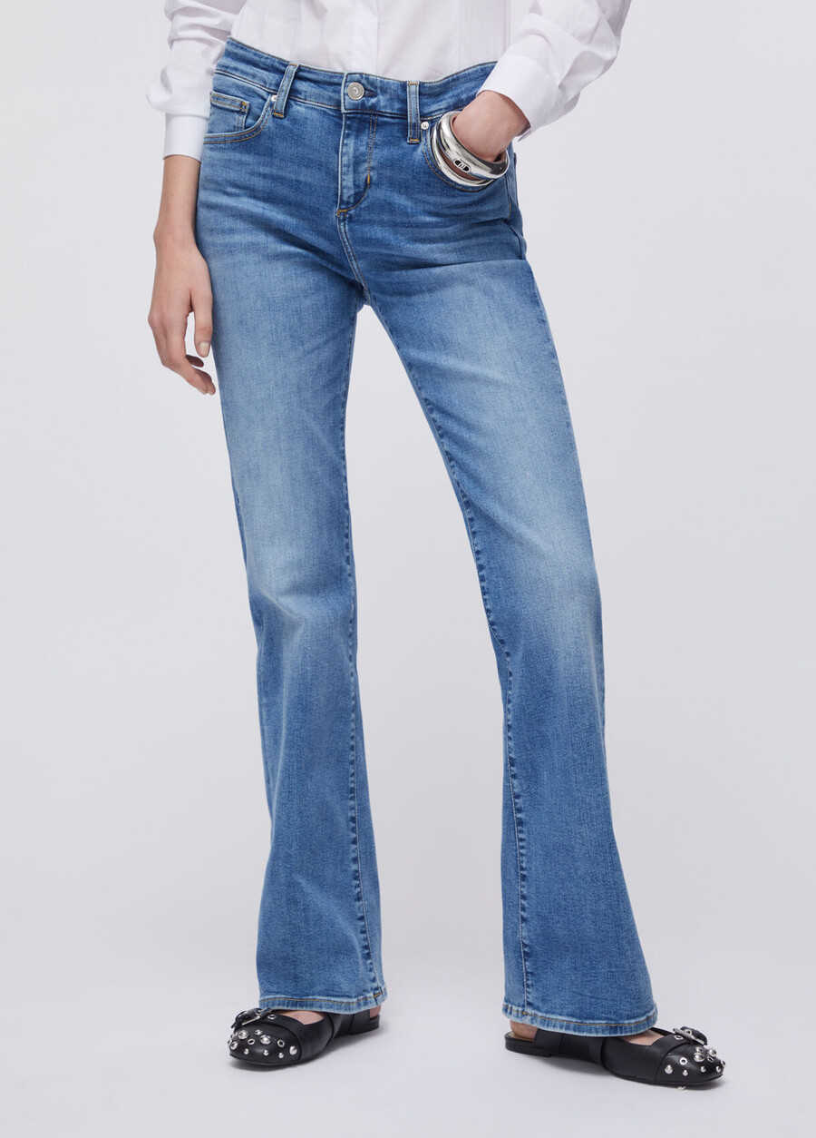 jean bootcut taille haute