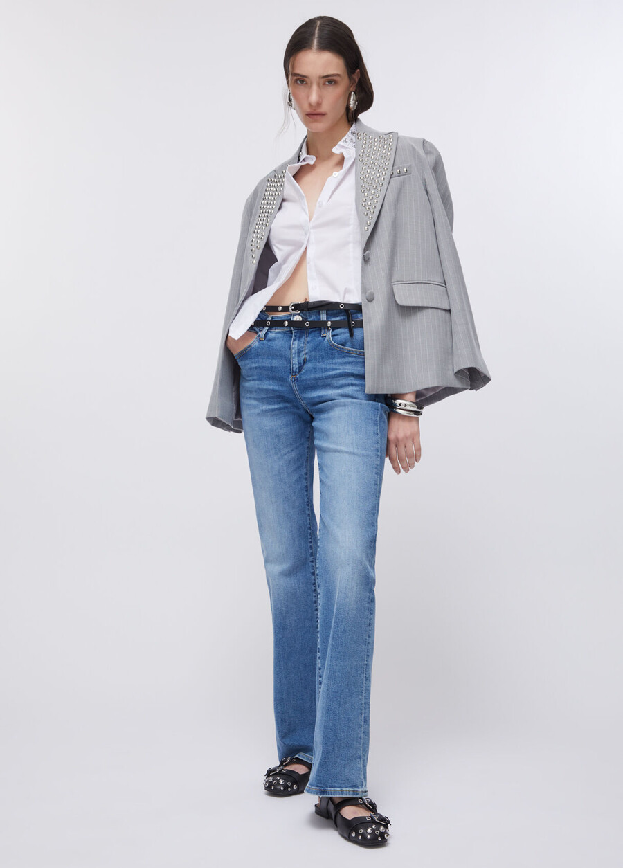 jean bootcut taille haute