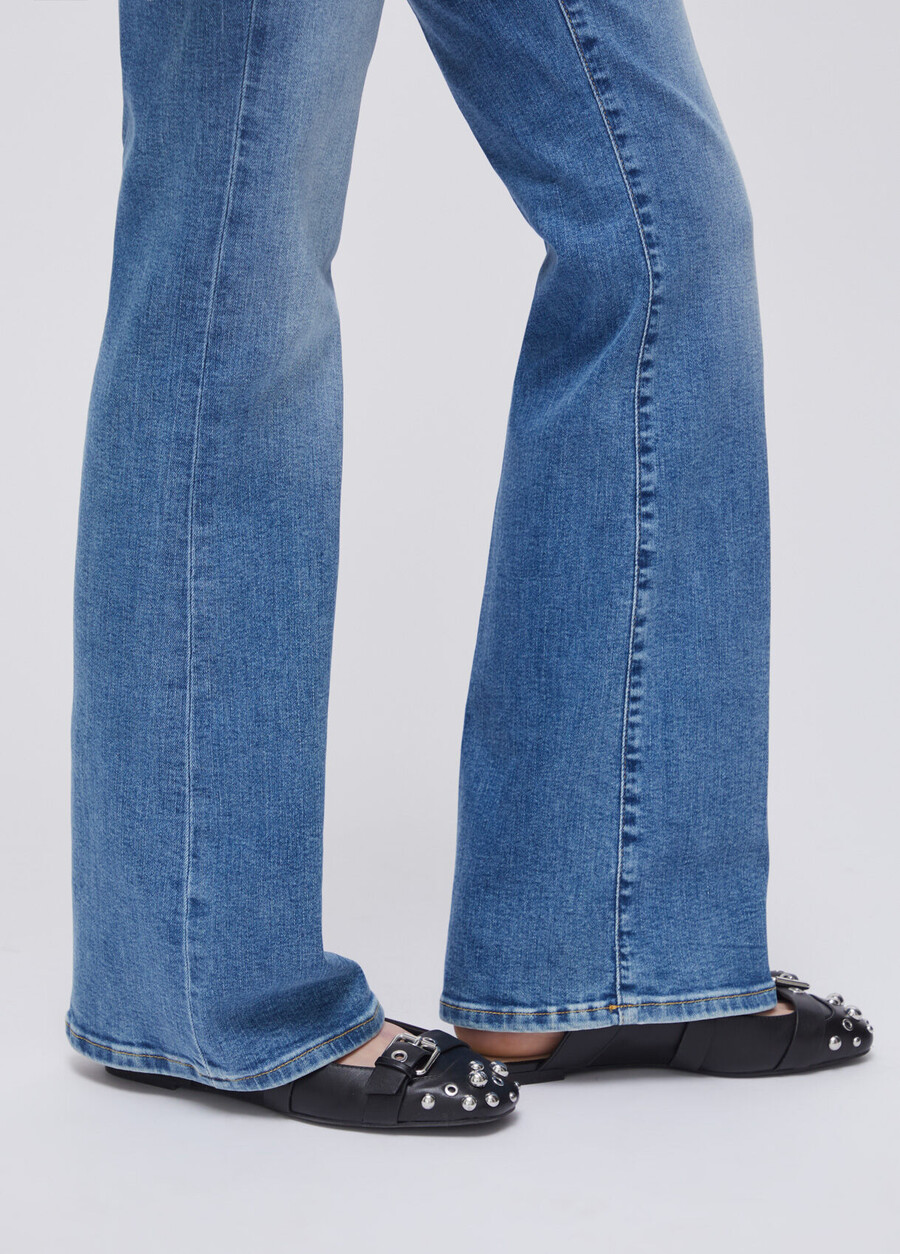 jean bootcut taille haute