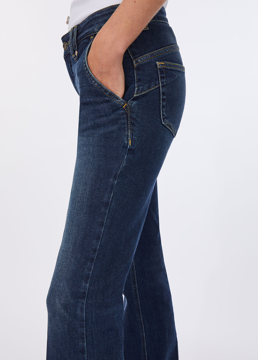 jean bootcut taille basse