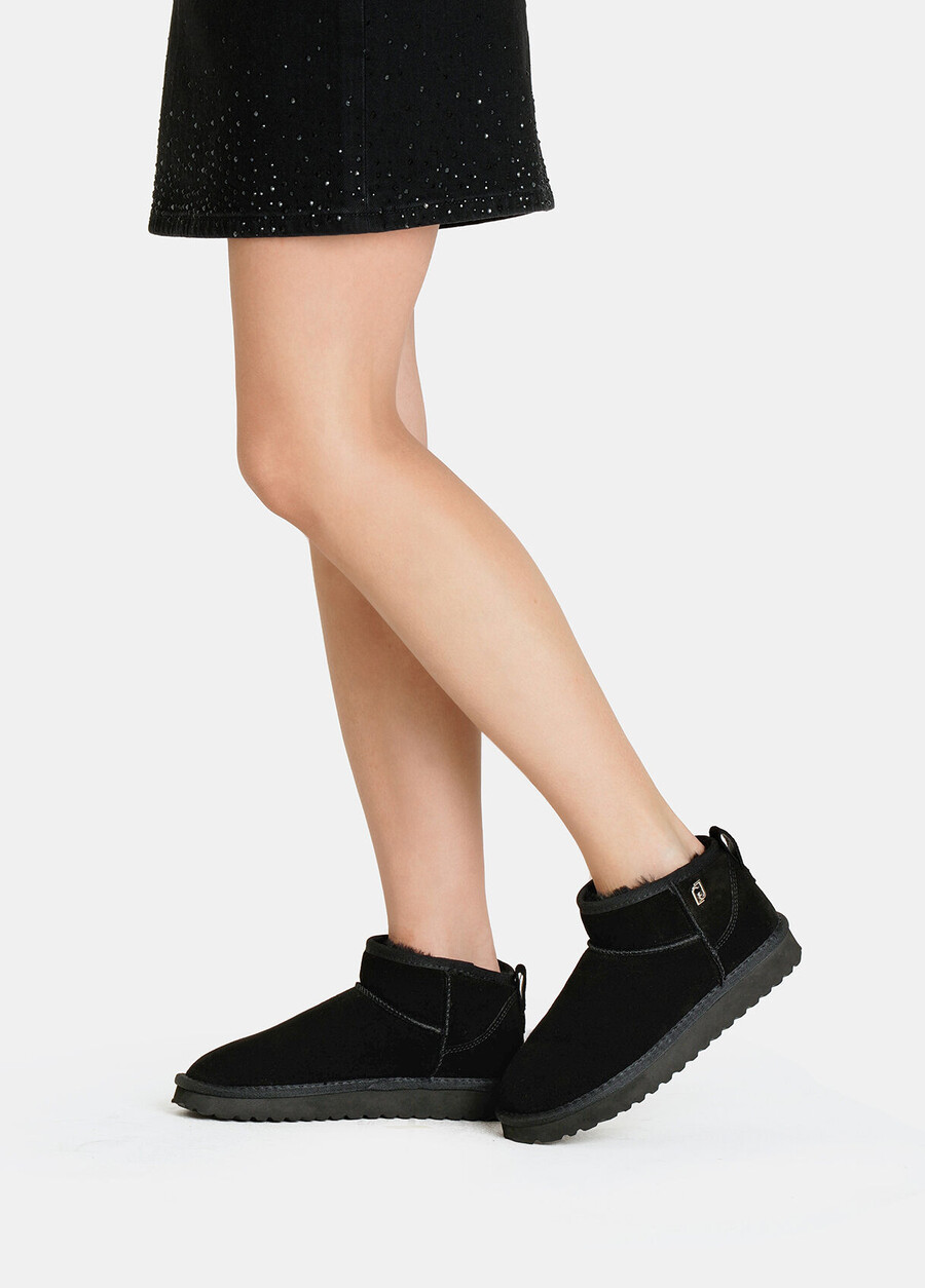 bottines en daim