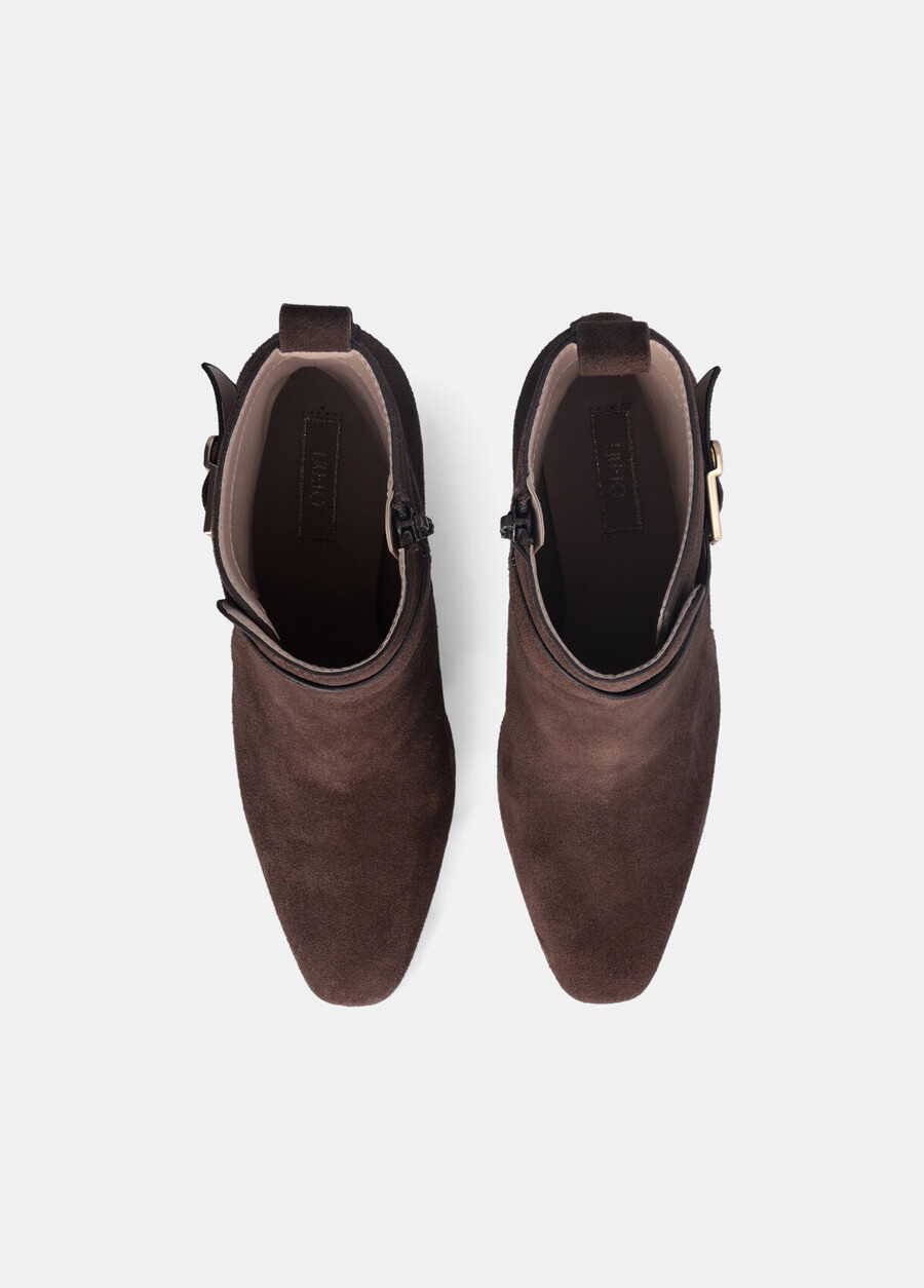 bottines en daim