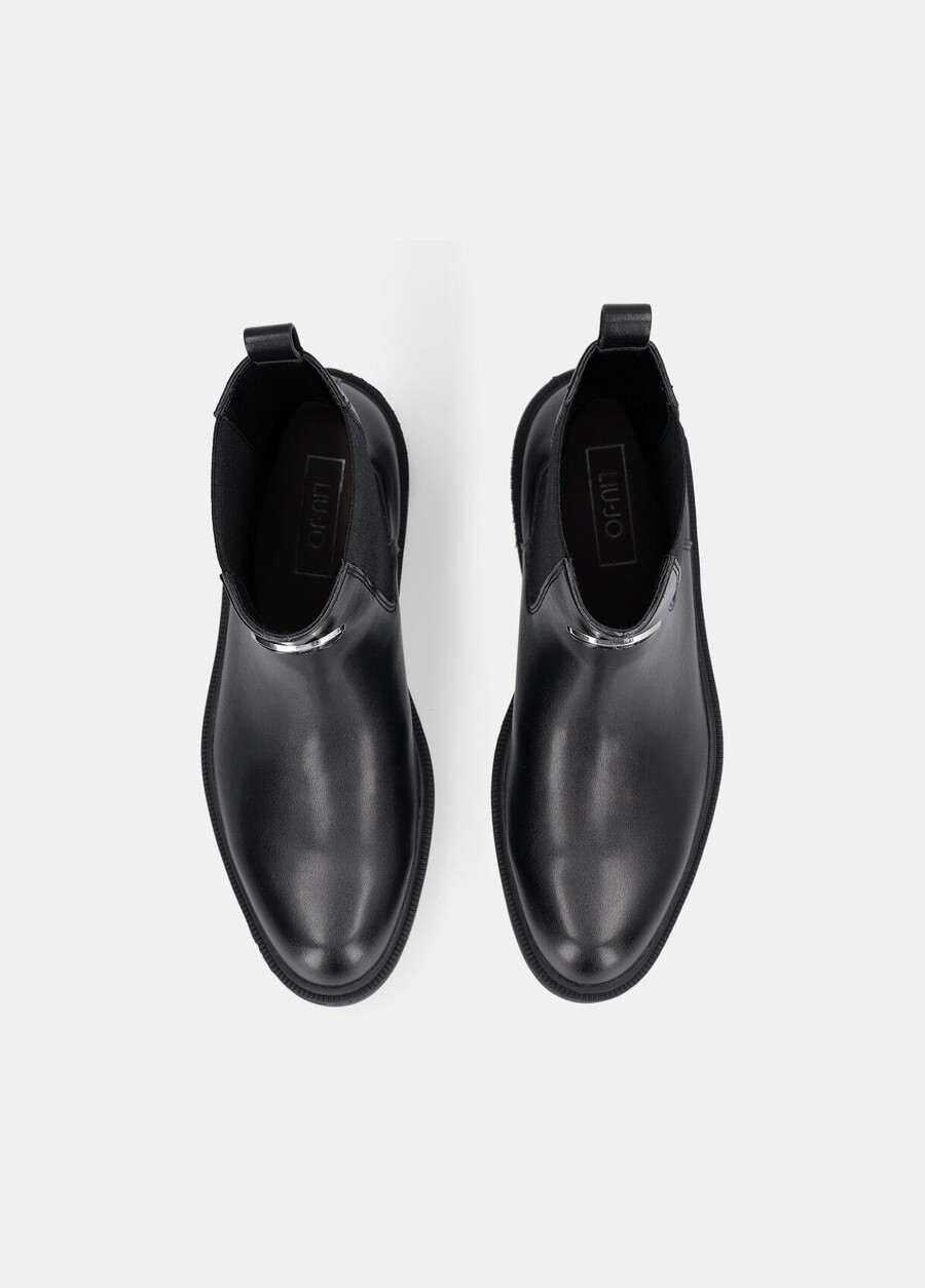 bottines beatles en cuir