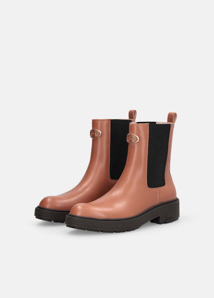 bottines beatles en cuir