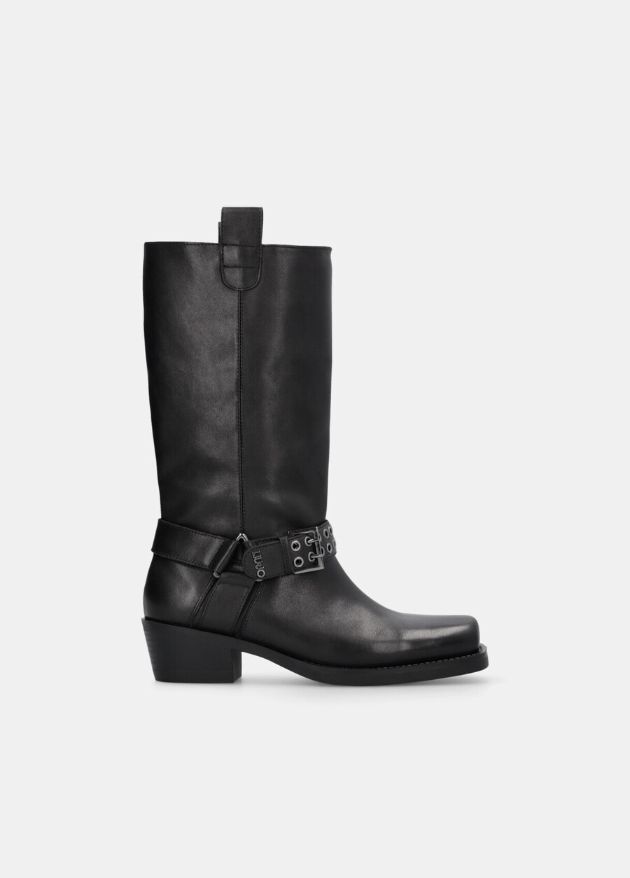 bottes texanes en cuir