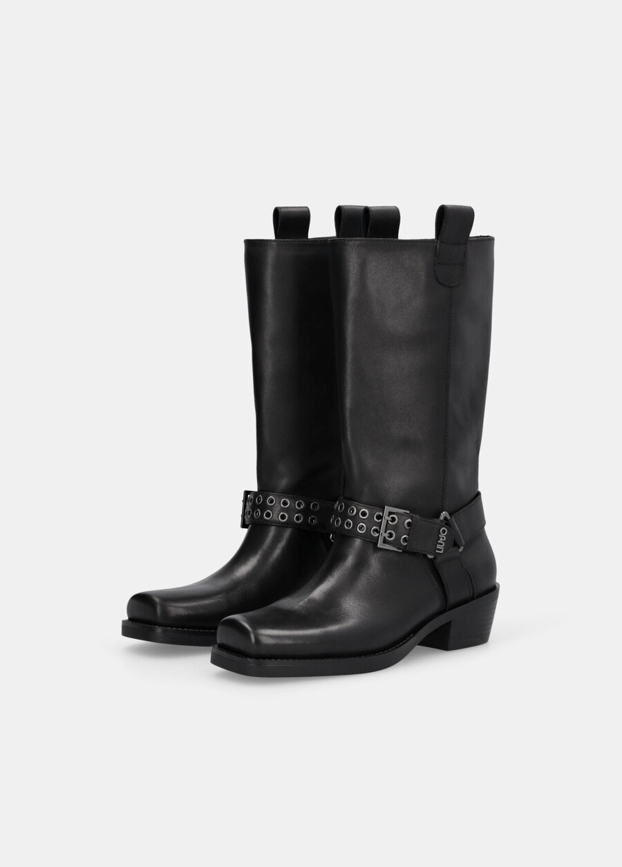 bottes texanes en cuir
