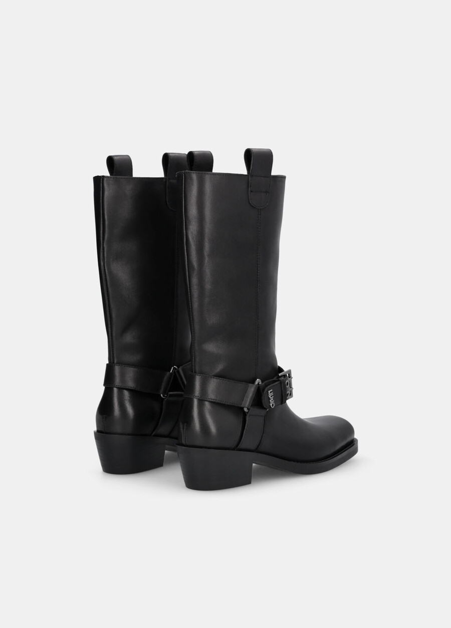 bottes texanes en cuir