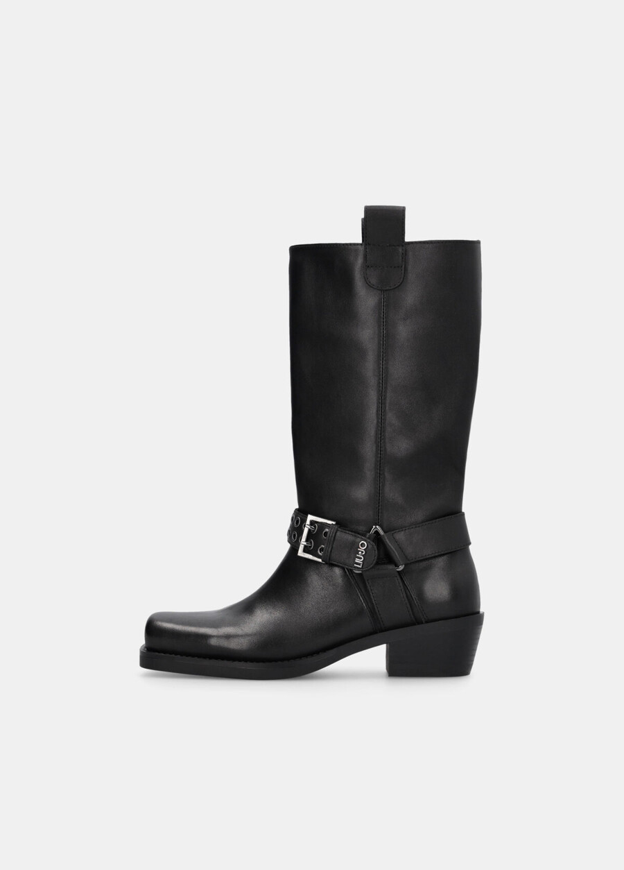 bottes texanes en cuir