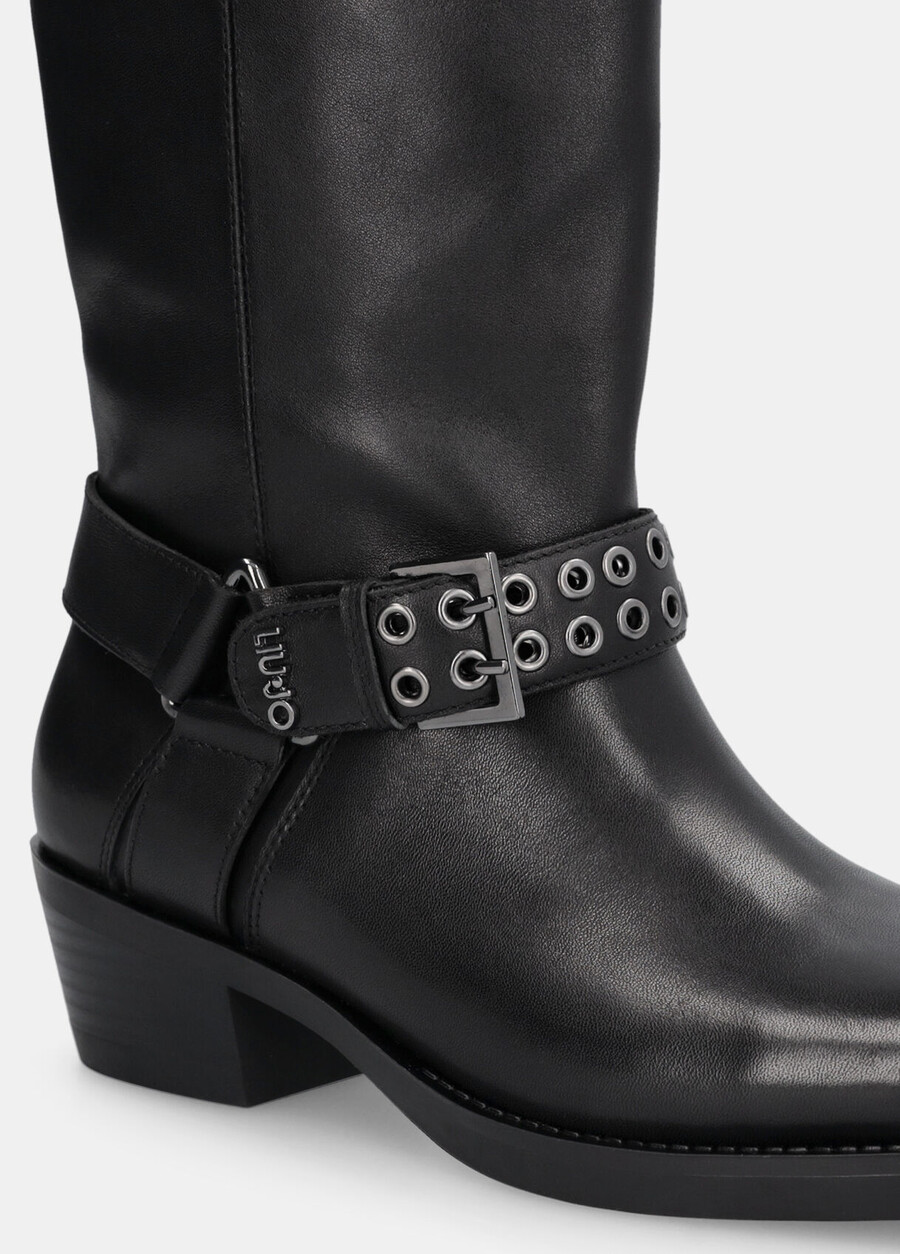bottes texanes en cuir