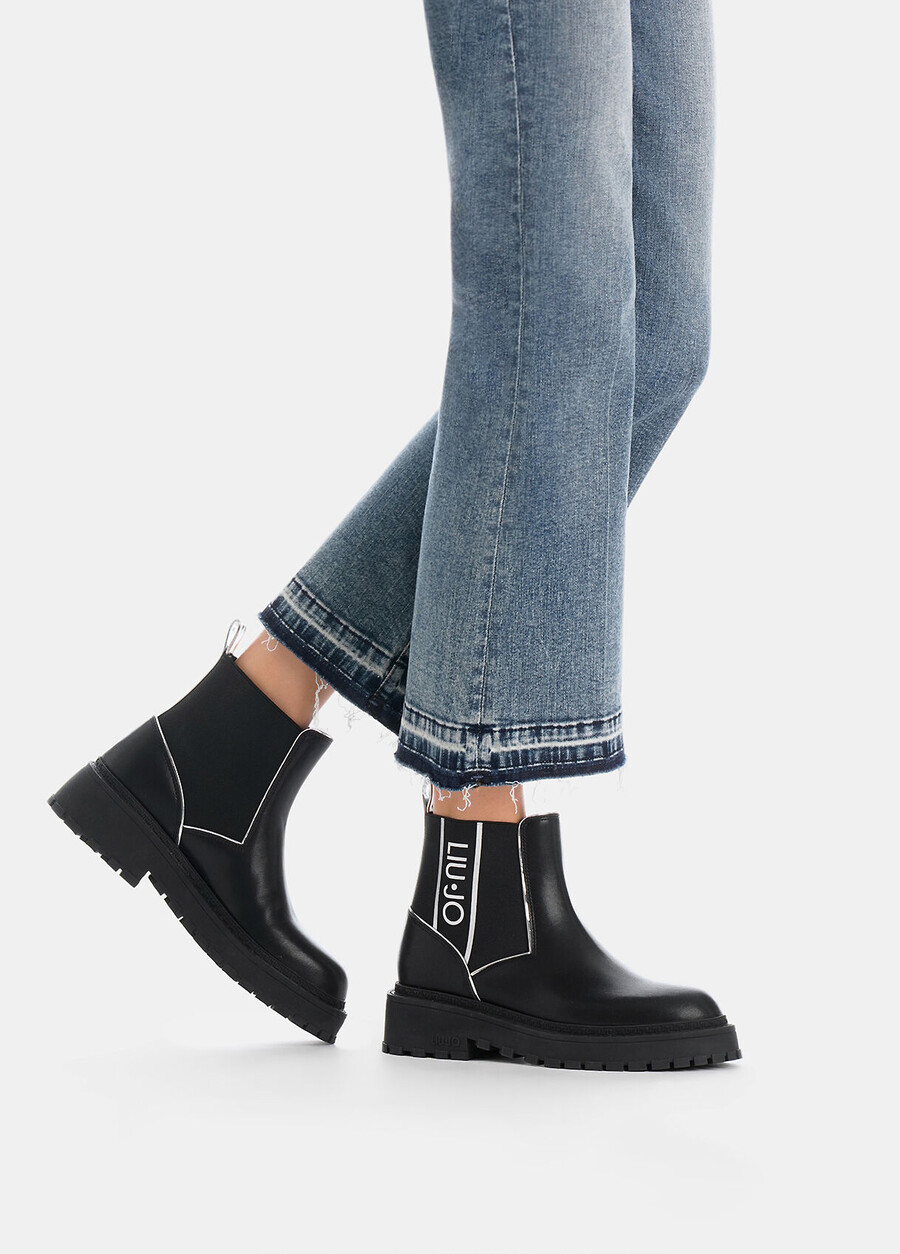 bottines beatles en cuir