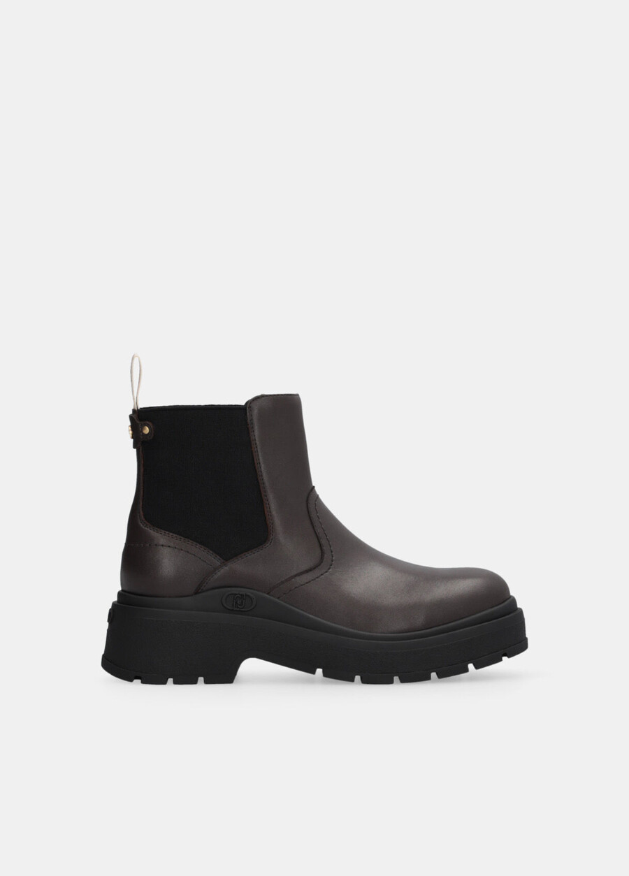 bottines en cuir