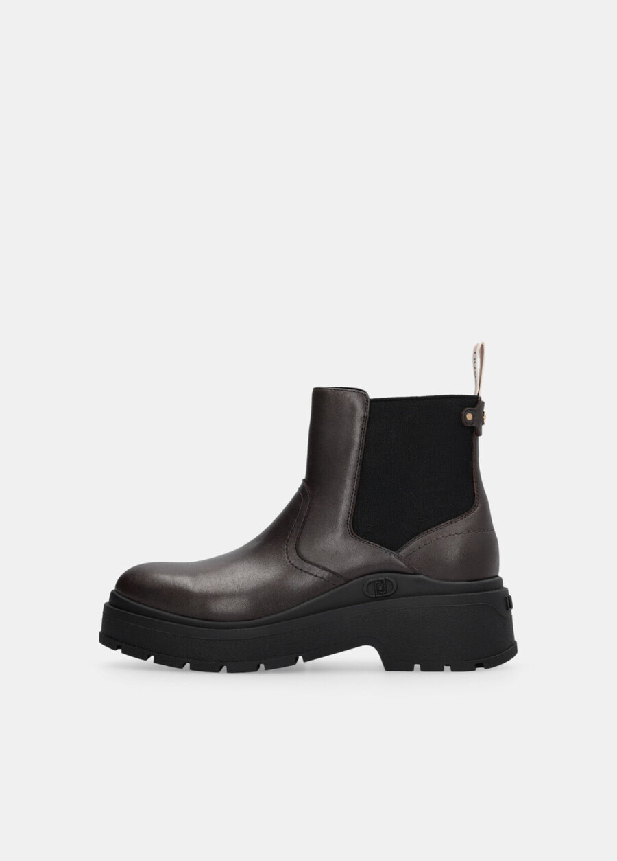 bottines en cuir