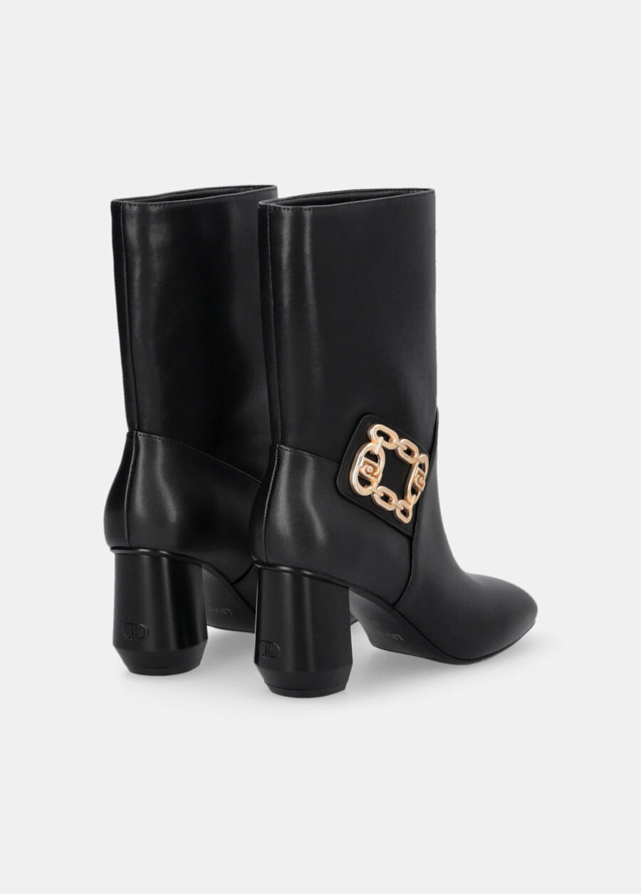 bottines à talon large