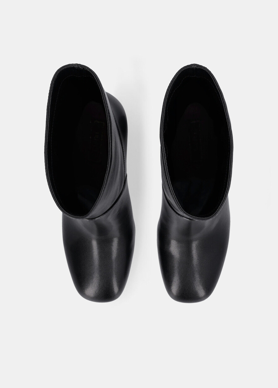 bottines à talon large