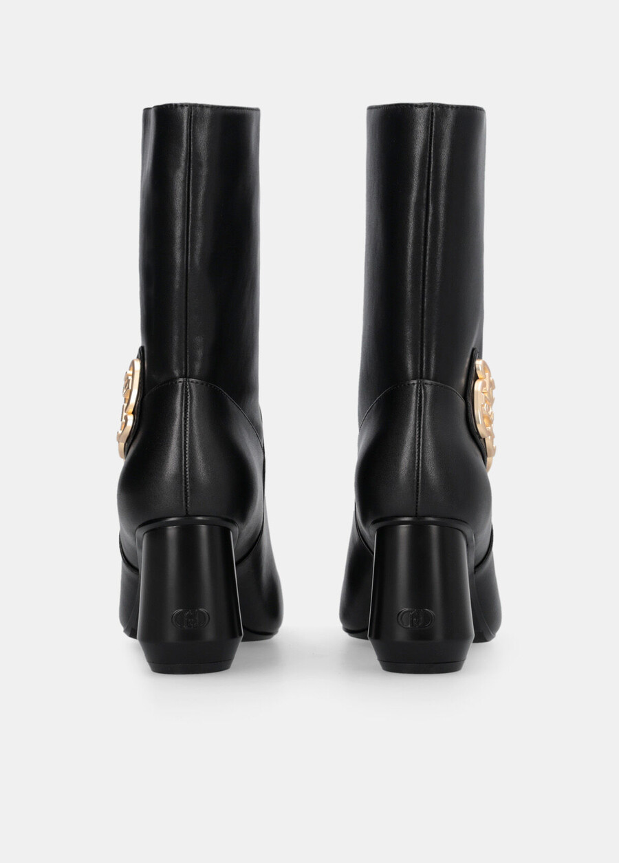 bottines à talon large