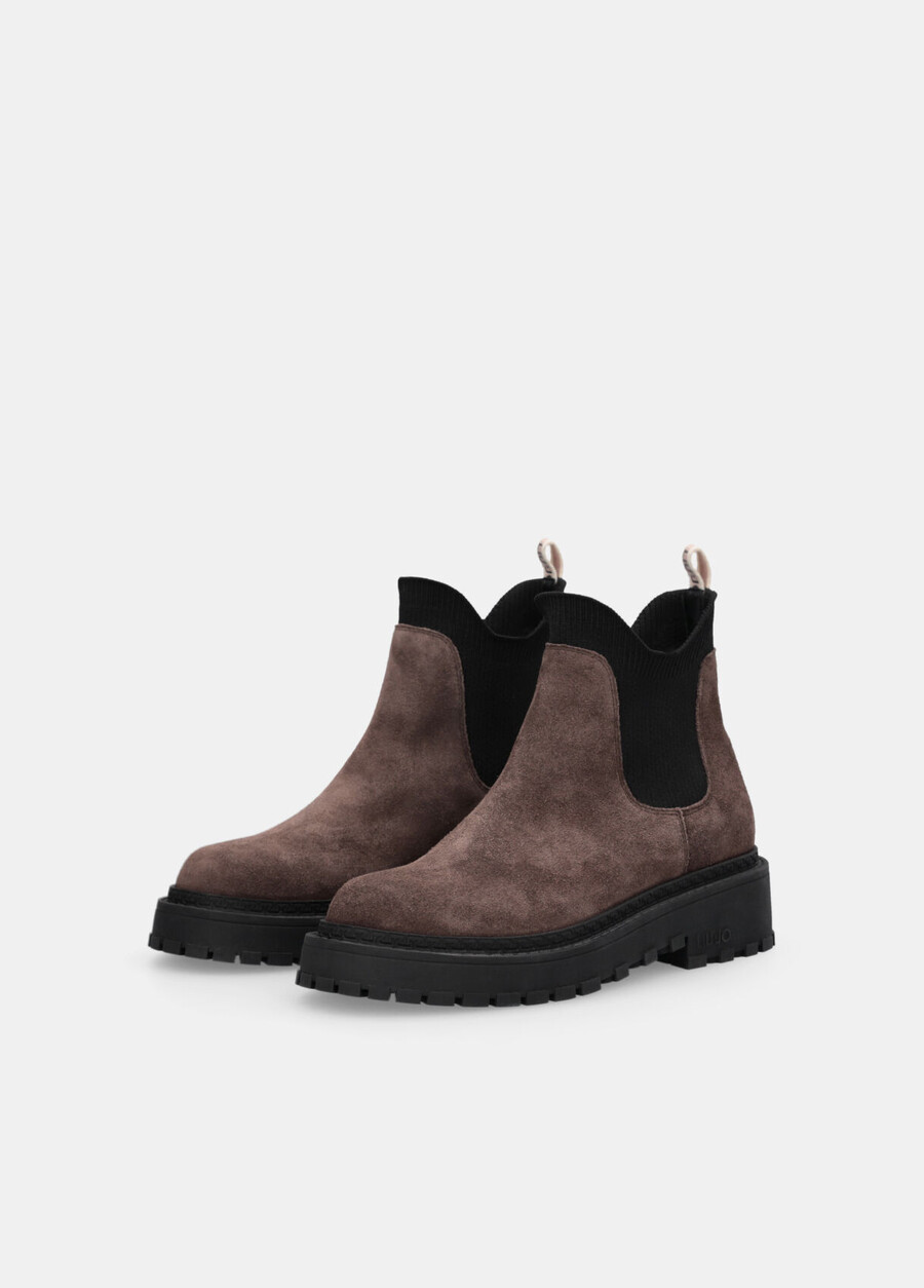 bottines beatles en daim