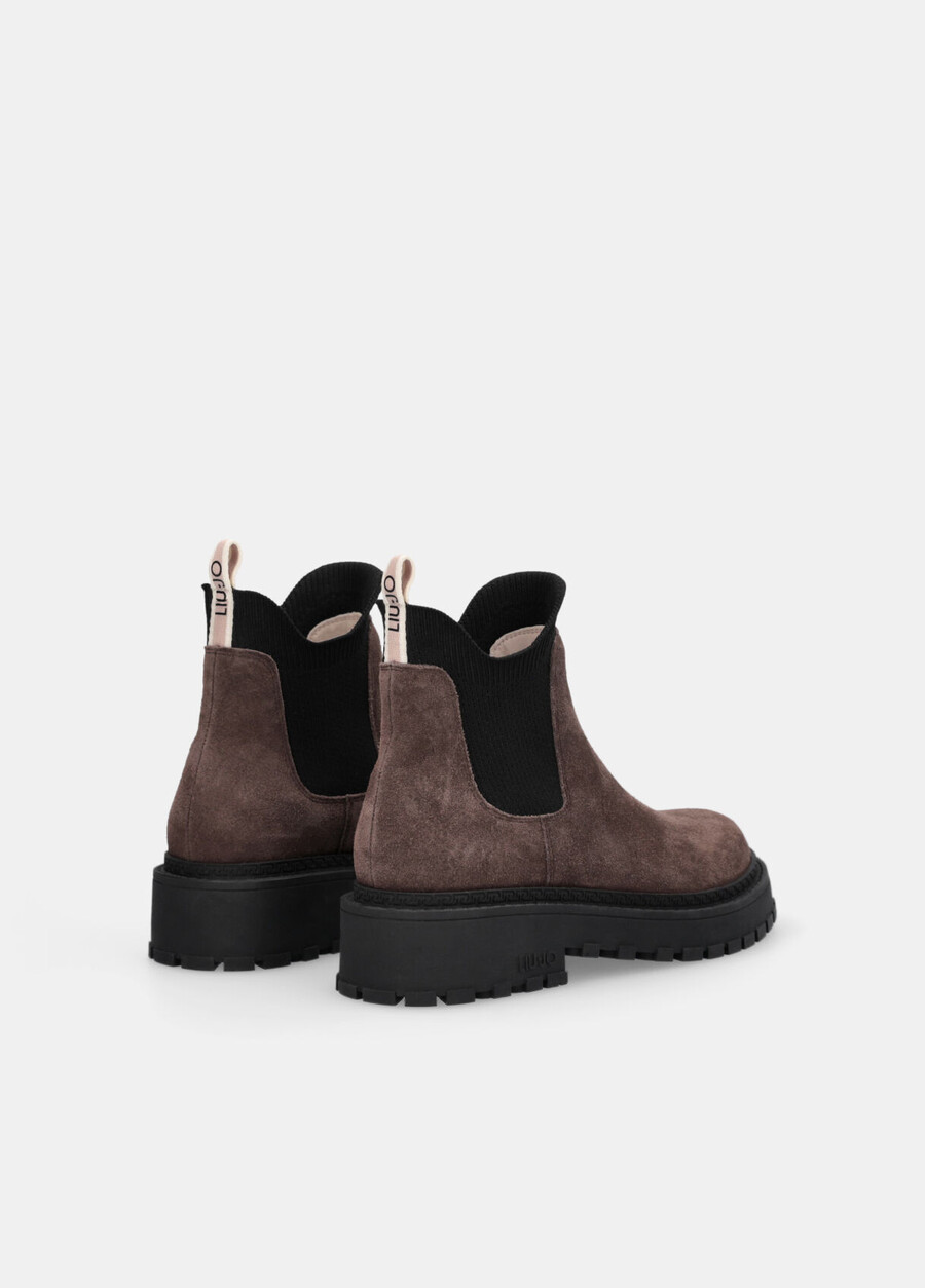 bottines beatles en daim