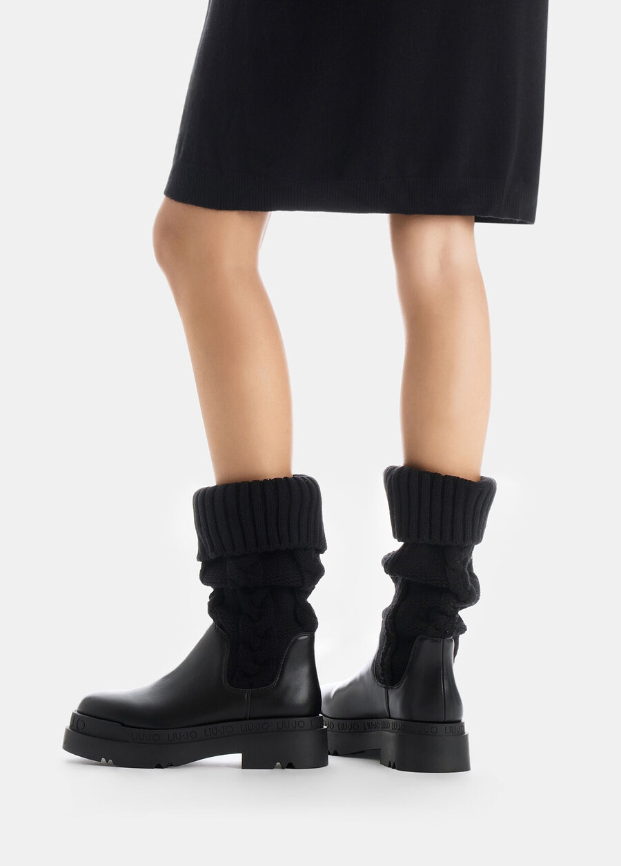 bottes en maille