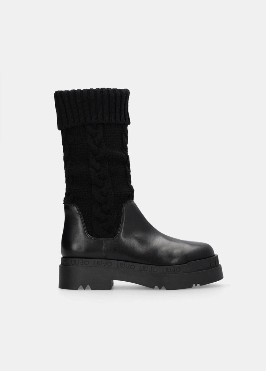 bottes en maille