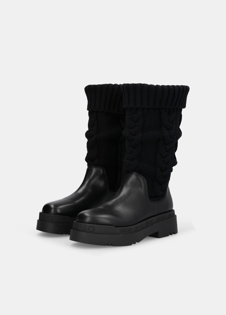 bottes en maille