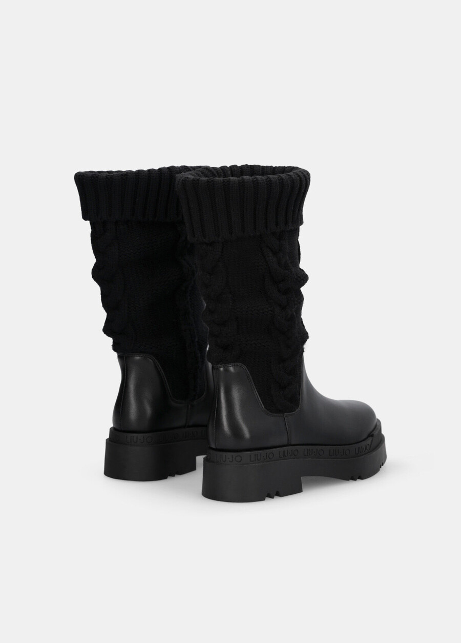 bottes en maille