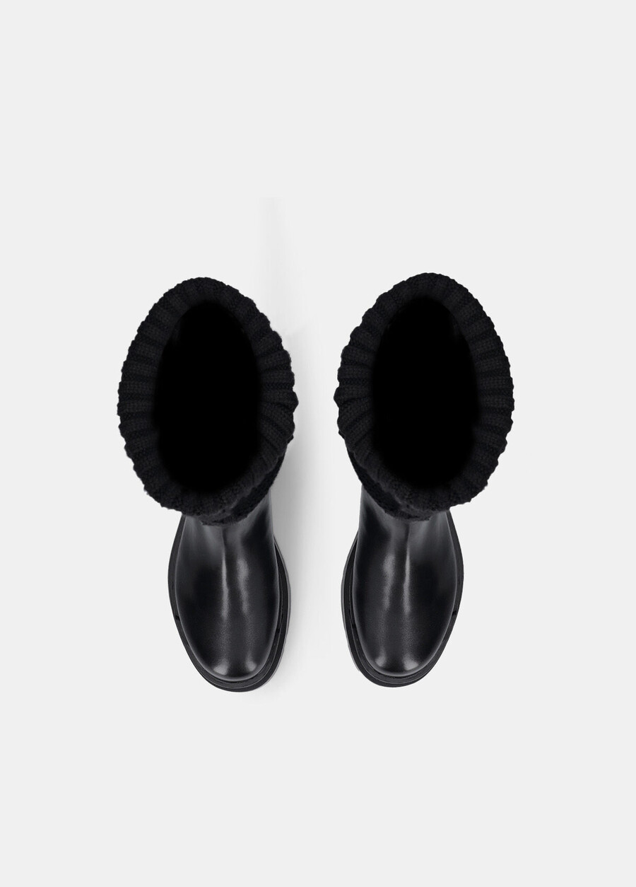 bottes en maille