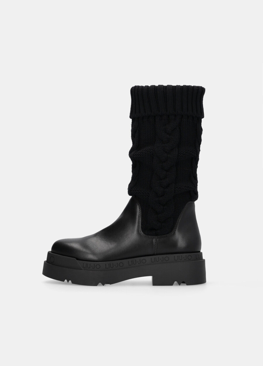 bottes en maille