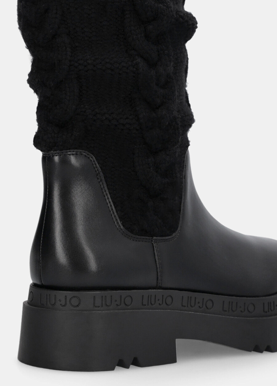 bottes en maille
