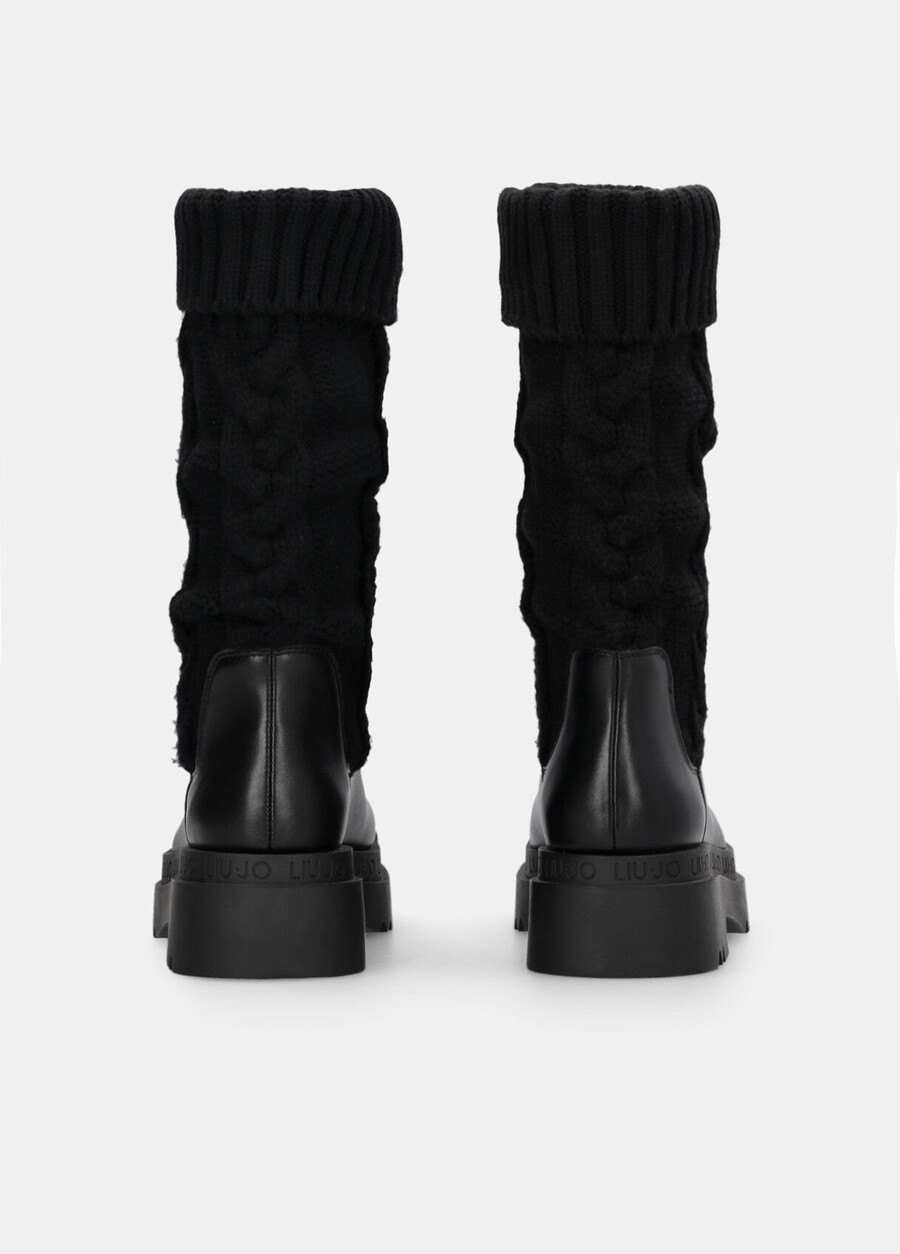 bottes en maille