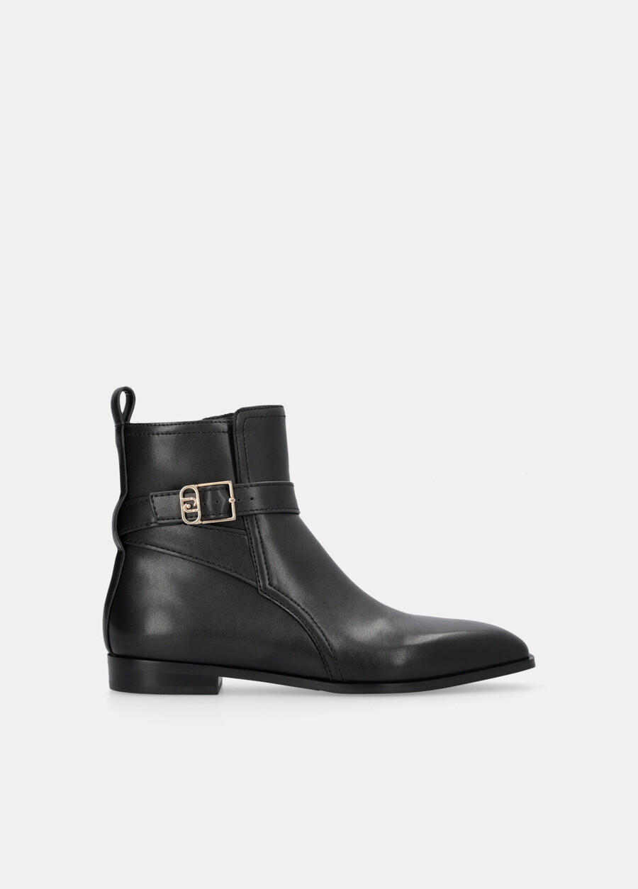 bottines en cuir
