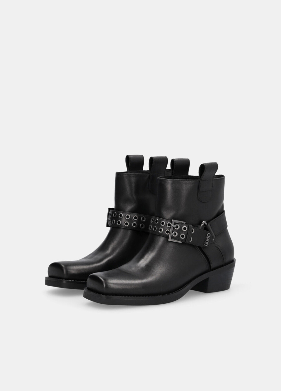 bottines de cowboy en daim