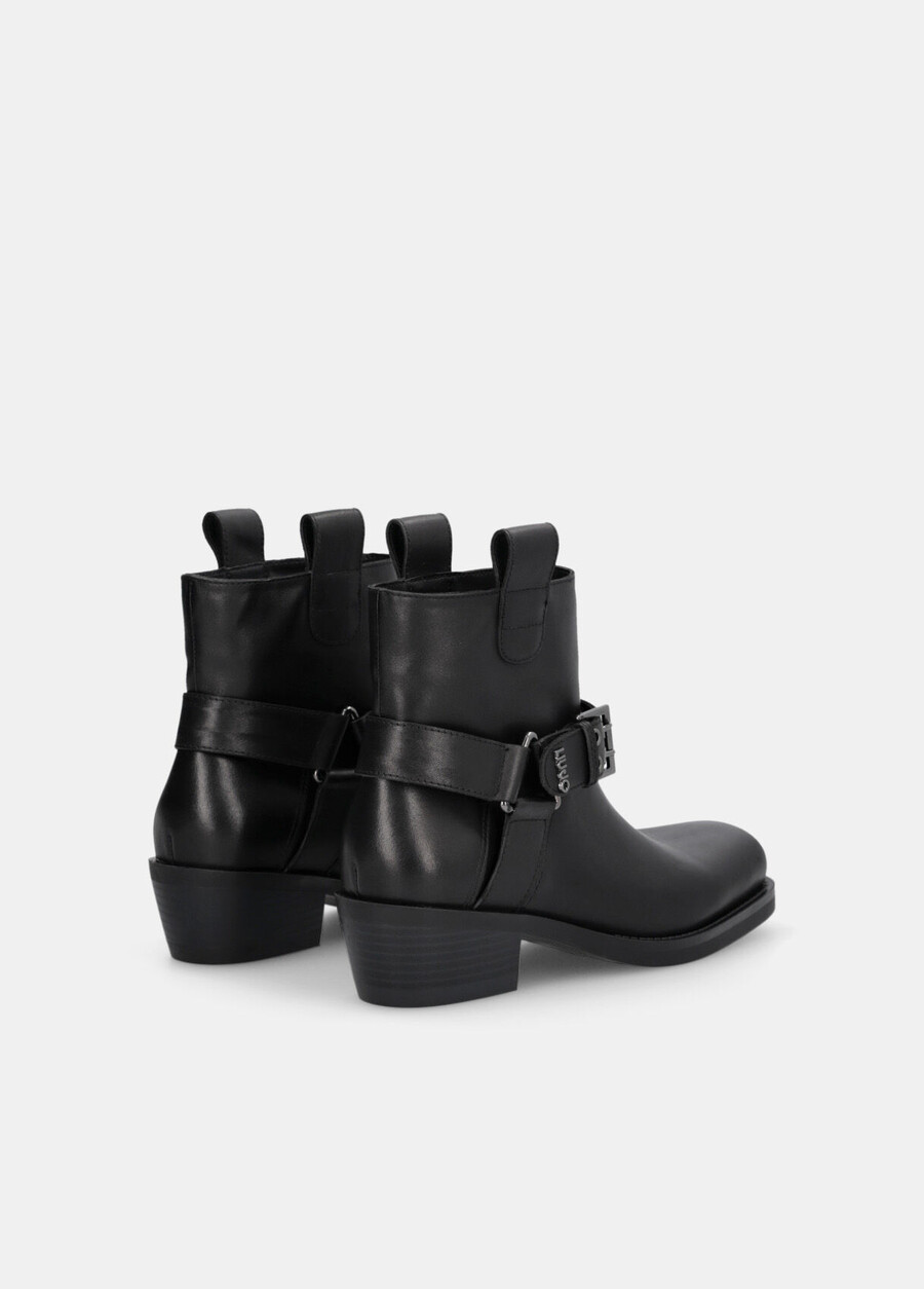 bottines de cowboy en daim