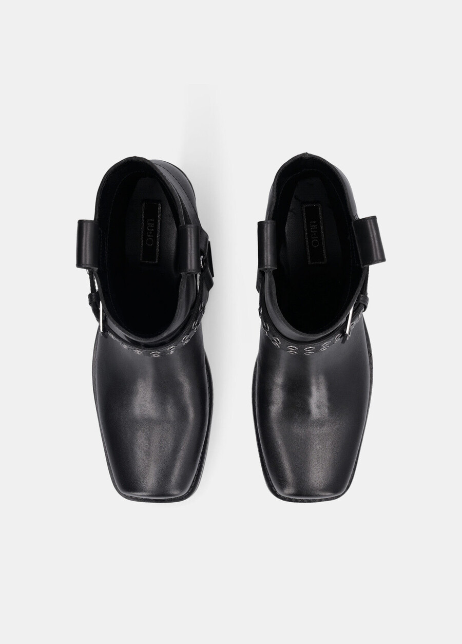 bottines de cowboy en daim
