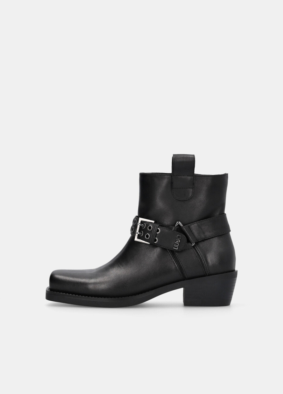 bottines de cowboy en daim
