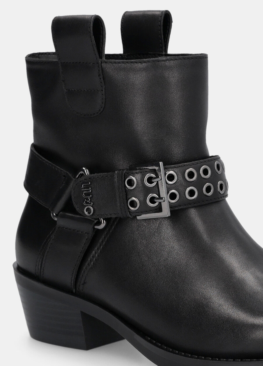 bottines de cowboy en daim